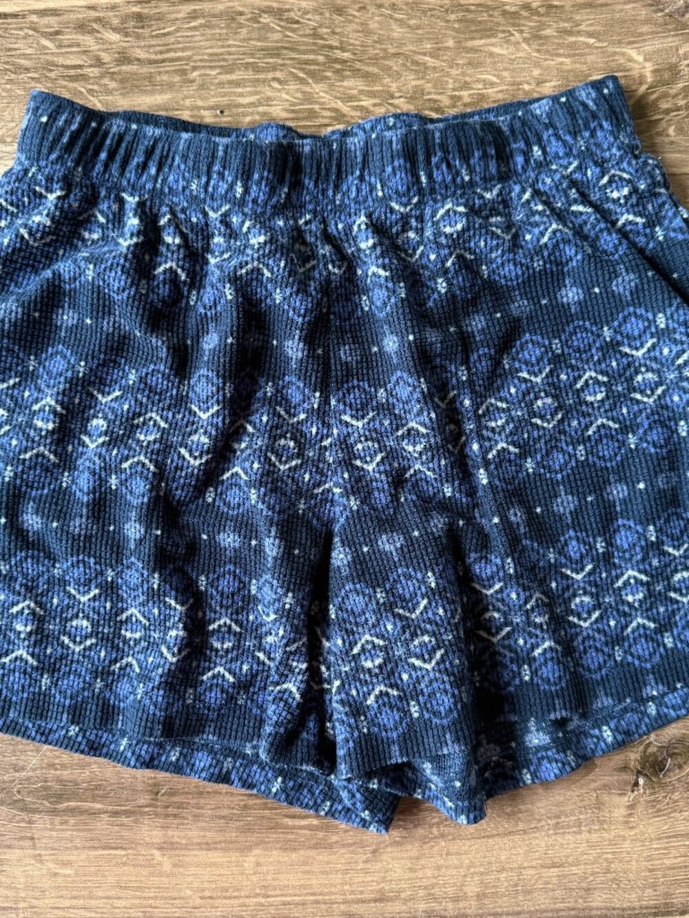 Eddie Bauer Blue Pajama Shorts Small